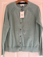 White Stuff Lulu Cardigan Mid Teal Size 12 BNWT