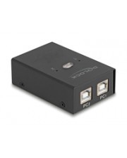 Delock USB 2.0 Switch für 2 PC an 4 Geräte