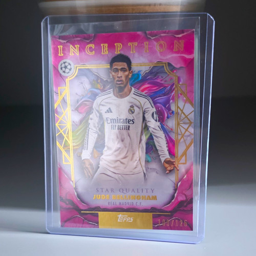 Topps Inception UEFA Club Competitions Jude Bellingham Real Madrid SQ #82 /25