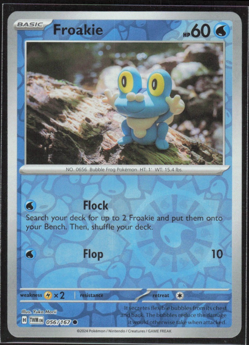 2024 Scarlet & Violet Series - Twilight Masquerade Froakie Common #56