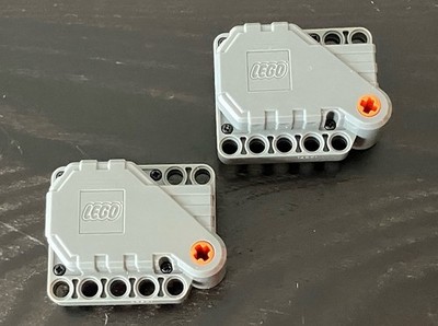 x2 LEGO Pull Back MOTOR 6x5x3 Dark Bluish Gray Car Technic Mindstorms 12787c01