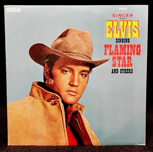 ELVIS PRESLEY 1968 "FLAMING STAR"  (RARE VINYL / 1ST REL)