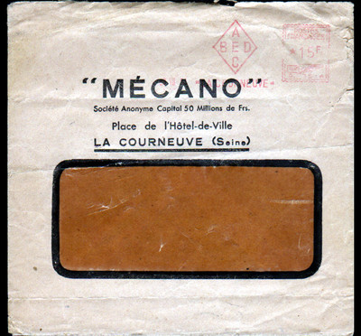 LA CORNEUVE (93) AMERIKANISCHE MASCHINENFABRIK / PRÄZISIONSWERKZEUG ''MECANO''
