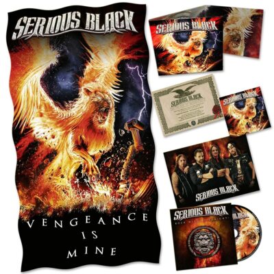 Autographed Serious Black-Vengeance Is Mine (Ltd. Boxset) w/ towel and much more