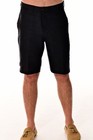 Bohio Herren Leinenmischung Bermuda Shorts - schwarz vorne flach Freizeit (32 ~ 42) - MLH40C