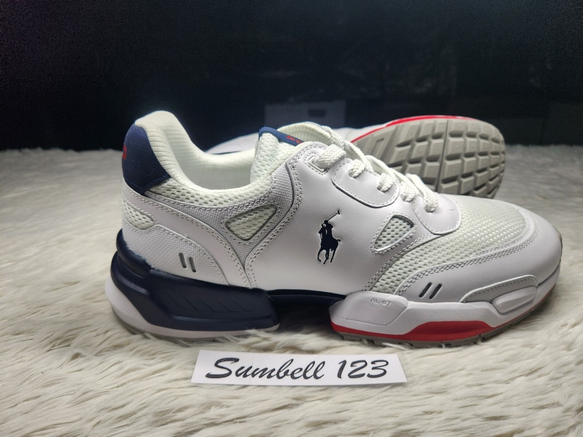 Polo Ralph Lauren JGR PP-SK-ATH athletic shoes White/Navy 