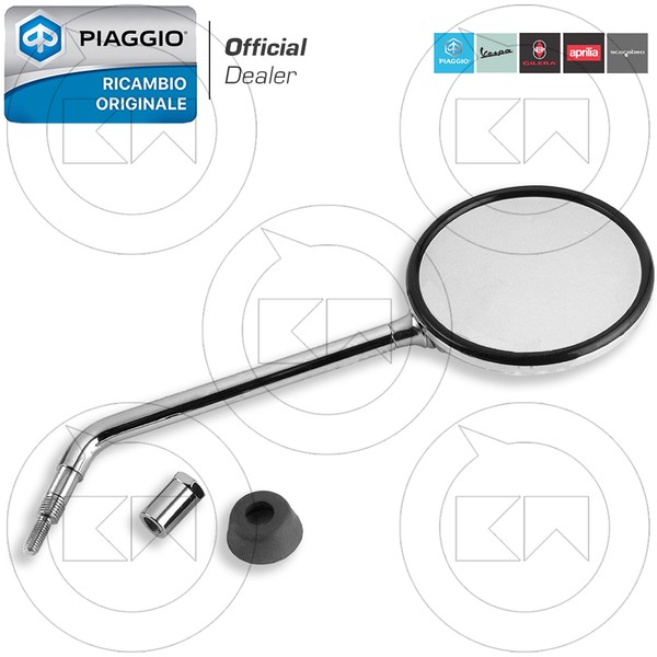 Spiegel Verchromt Recht Originale Piaggio Vespa Lx 4T-4V Touring 50 2013-image