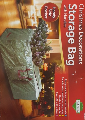 HEAVY DUTY CHRISTMAS TREE STORAGE BAG - SUITABLE XMAS TREE STORAGE UP TO 7FT - Picture 3 of 3
