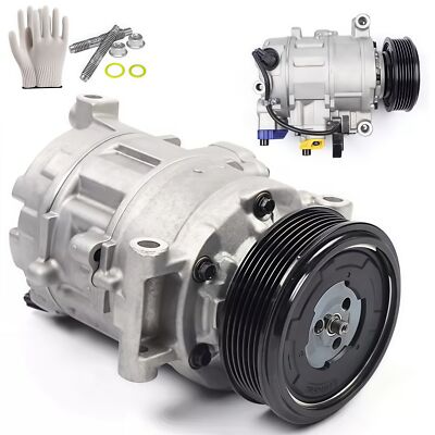 for Audi allroad A4 A5 A6 Q3 Quattro Q5 Q7 AC Compressor w/ Clutch 8E0260805BJ