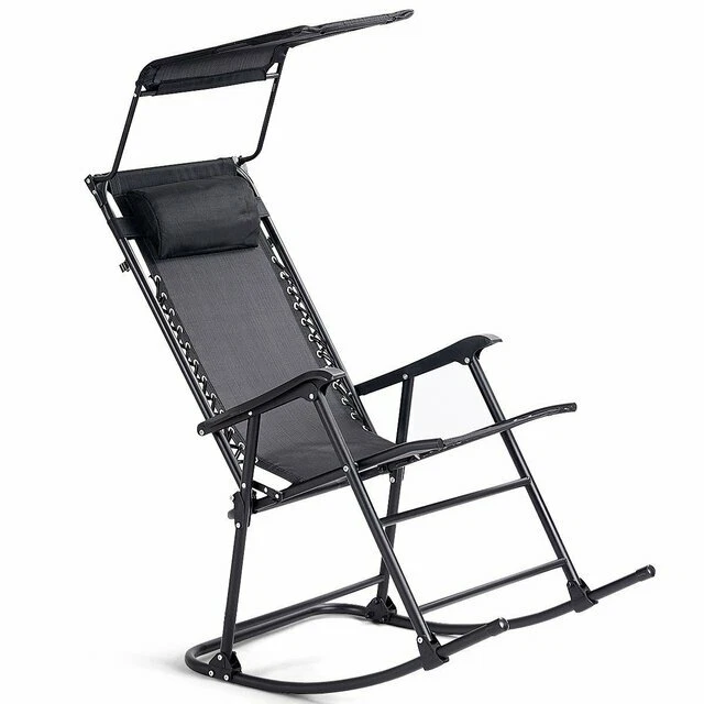 Outdoor rocking sale chair with canopy