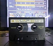 5in1 Test/calibration tape for Nakamichi cassette decks: L/R+Speed+Azimuth+Level