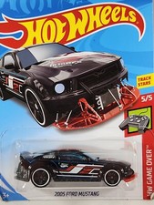 2019 Hot Wheels #44 HW Game Over 5/5 2005 FORD MUSTANG Black