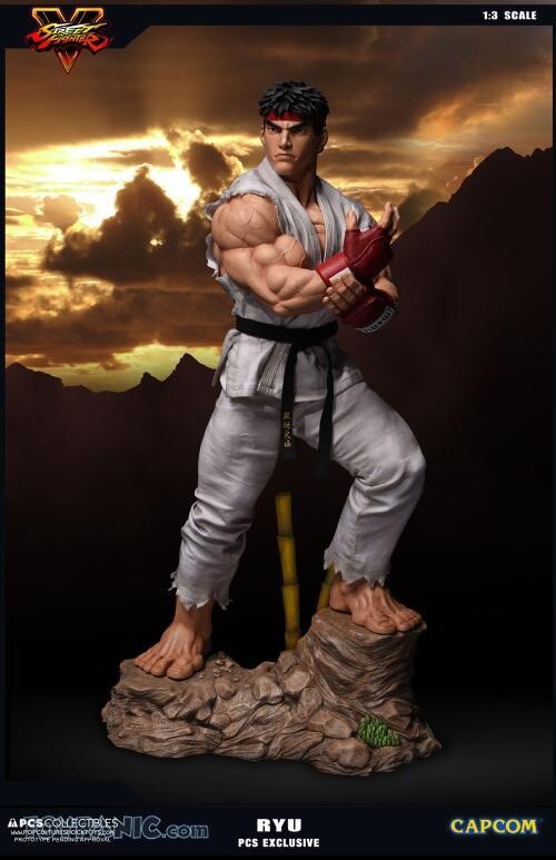 ポップカルチャーショック リュウ 1/3スタチュー Pop Culture Shock Sideshow Street Fighter 1/3 Evil Ryu