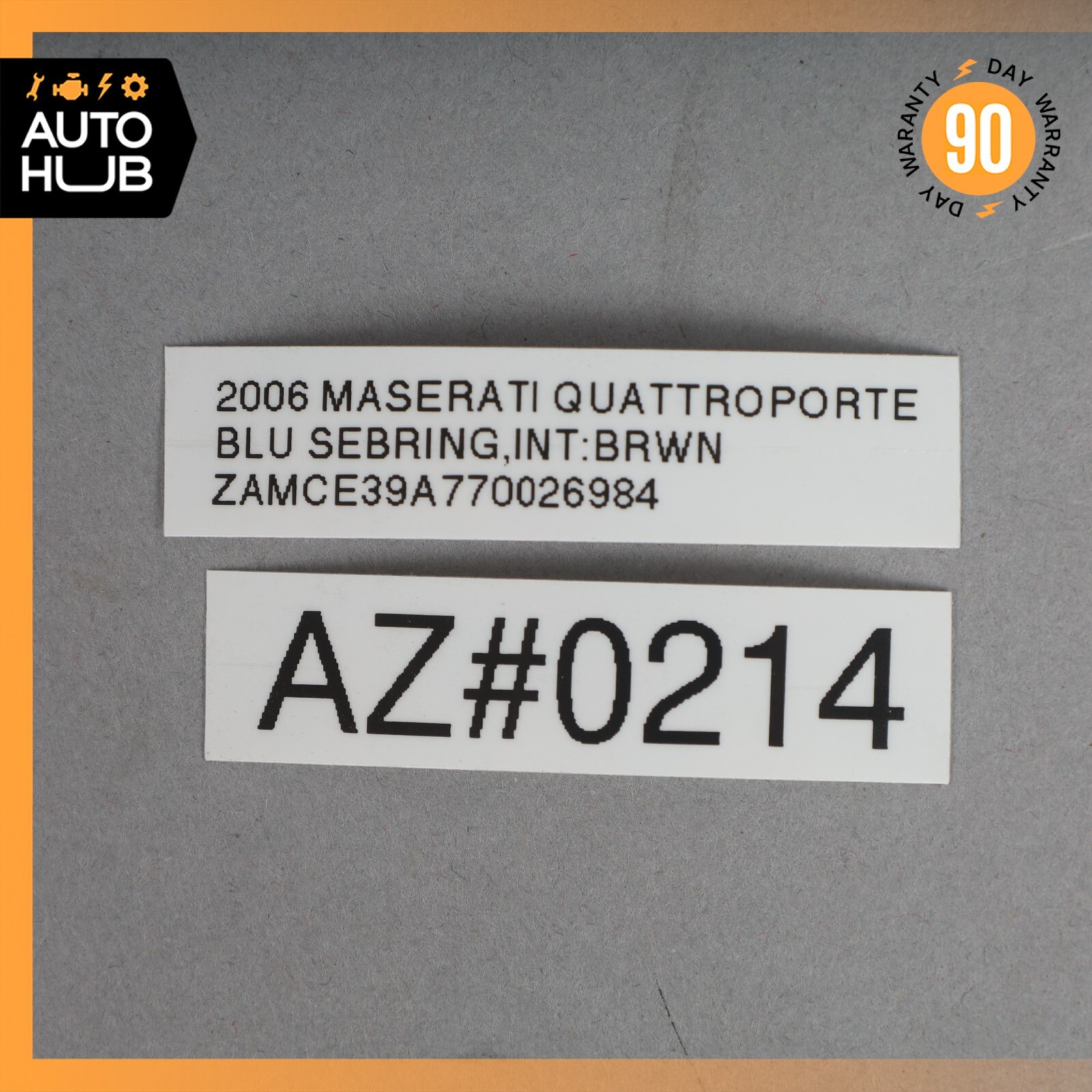 03-13 Maserati Quattroporte M139 Rear Left Side Exterior Door Handle OEM 79k