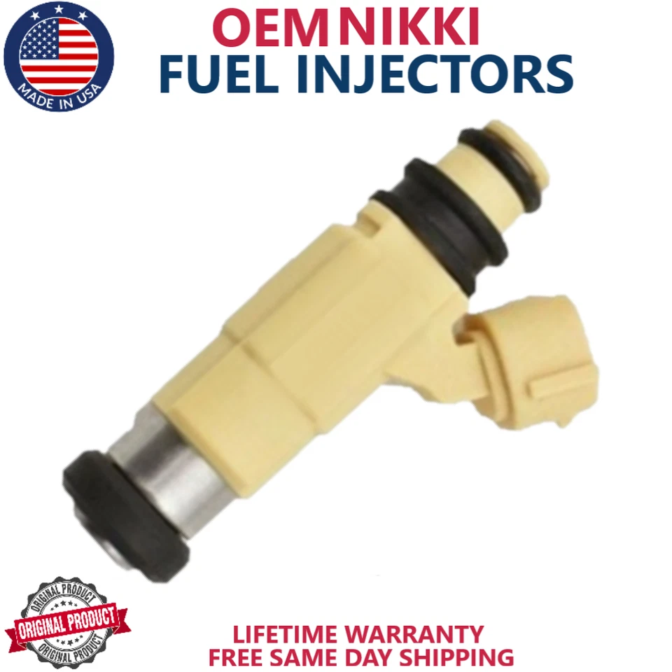 Nuevos inyectores de combustible OEM NIKKI 4x aptos para Chrysler Sebring 2001-2005 2,7 L V6 Foto 2 de 3