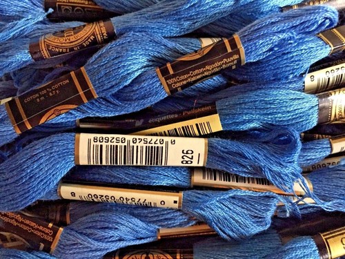 2 Skeins DMC Embroidery Floss 100% cotton 8.7 yds BLUE,TURQUOISE,AQUAMARINE - Picture 28 of 59