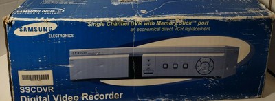Samsung SSC-DVR Single Channel DVR Security System Digital Video