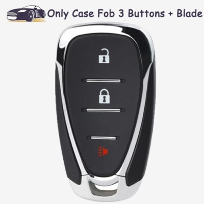 Smart Remote Key Case Fob 3 Buttons Shell for Chevrolet Spark Sonic Equinox