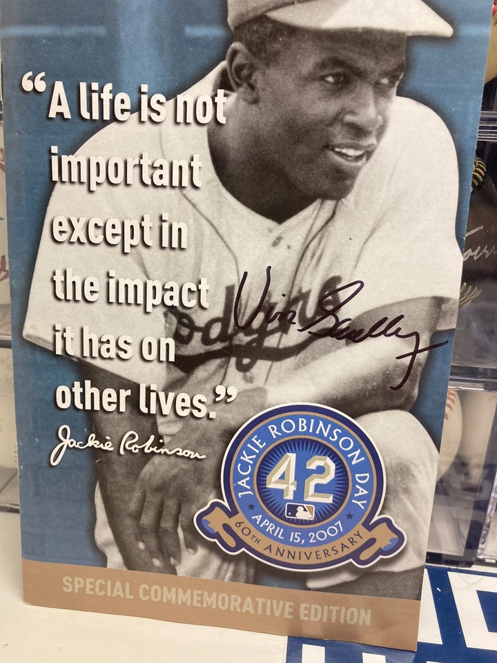 Vin Scully signed program - Image 2 of 4