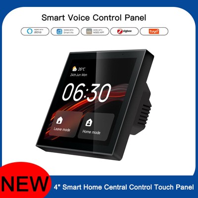 Tuya Wifi 4'' Smart Home Central Control Touch Panel Built-in ZigBee Gateway ADE