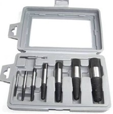 8pc Screw Extractor Easy Out Broken Screw Jumbo Ez-Out Stud Damaged Pipe Remover