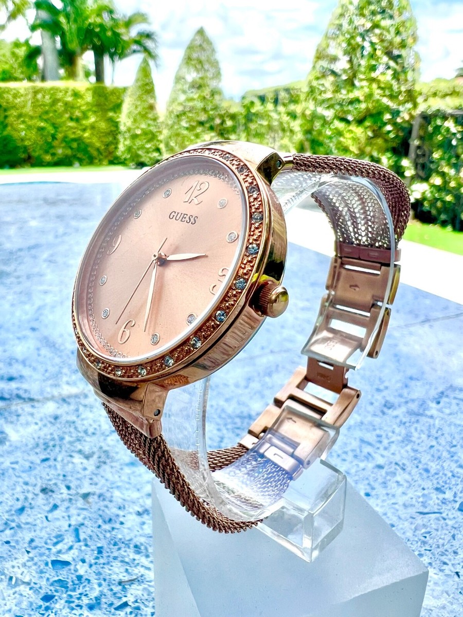 Guess Chiffon Women\'s Stainless Steel Mesh Analog Dial Quartz Watch U1083L3 Guess Chiffon Women main image 2
