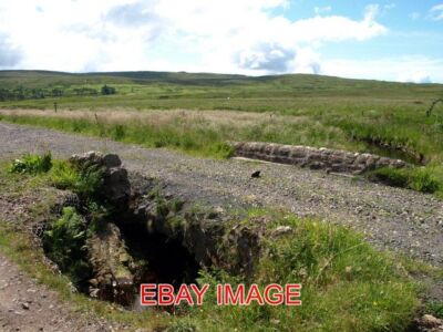 PHOTO  PARTIALLY COLLAPSED BRIDGE LOOKING OVER BRIDGE TO MUIRSHIEL. 2008