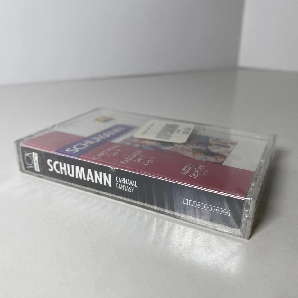 Abbey Simon 1995 Cassette Tape Schumann Carnaval Op 9 Fantasie In C 17 Sealed - Image 2 of 4