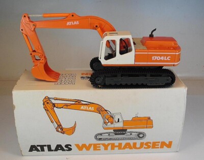 Conrad 1/50 Nr. WeMo Raupen-Bagger Tieflöffel 1704LC Atlas Weyhausen OVP 1 #2895