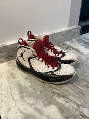 RARE NIKE AIR JORDAN 2011 WHITE BLACK RED 508320-182  display picture 1