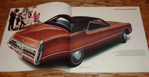 Chrysler 1971 línea completa folleto de ventas de lujo 71 Imperial Newport original - Imagen 2 de 2