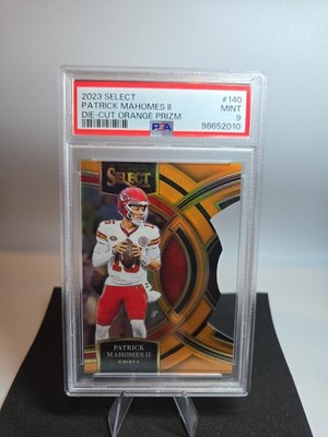 2023 Panini Select - Premier Level Patrick Mahomes II Orange Prizm Die-Cut /399
