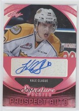 2015 Leaf Signature Series Prospect Red /25 Kale Clague #SP-KC1 Auto 0s3