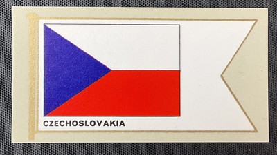1960 Carreras Flags of All Nations Tobacco #15 Czechoslavakia NM-MT or Better!