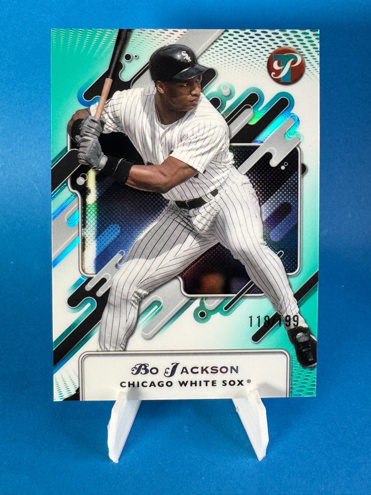 Bo Jackson /199 2025 Topps Pristine Aqua Refractor #61