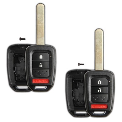 2 Key Fob Remote 3b Shell Case Replacement for Honda MLBHLIK6-1T