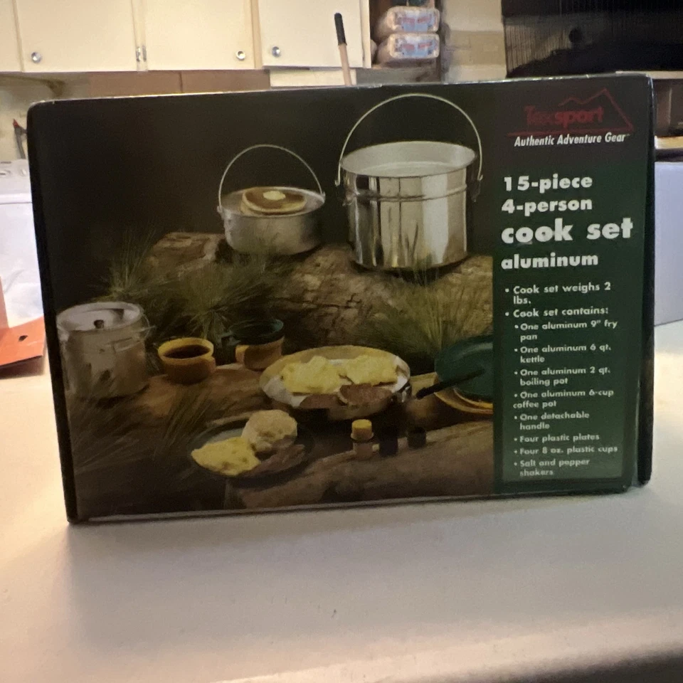 Nuevo juego de cocina Texsport de aluminio de alta resistencia para cuatro personas Foto 3 de 3