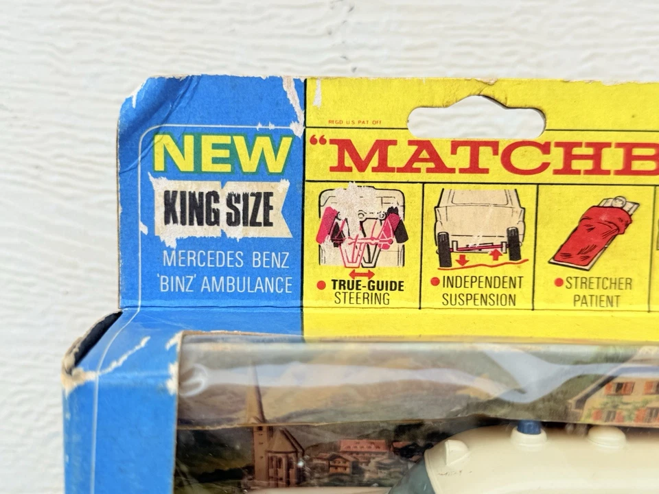 Vintage Lesley Matchbox Mercedes Benz Binz Ambulance K6 - Image 3 of 4