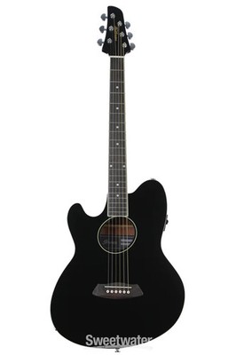 Ibanez Talman TCY10LEBK Left-handed Acoustic-electric Guitar - Black