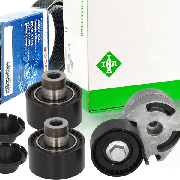 Bosch 6PK1340 Keilrippenriemen-Satz + Spanner FüR Fiesta Belingo Peugeot Ford-image