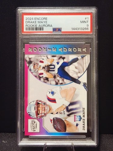 2024 Panini Encore - Rookie Aurora Drake Maye #1 (RC) PSA 9