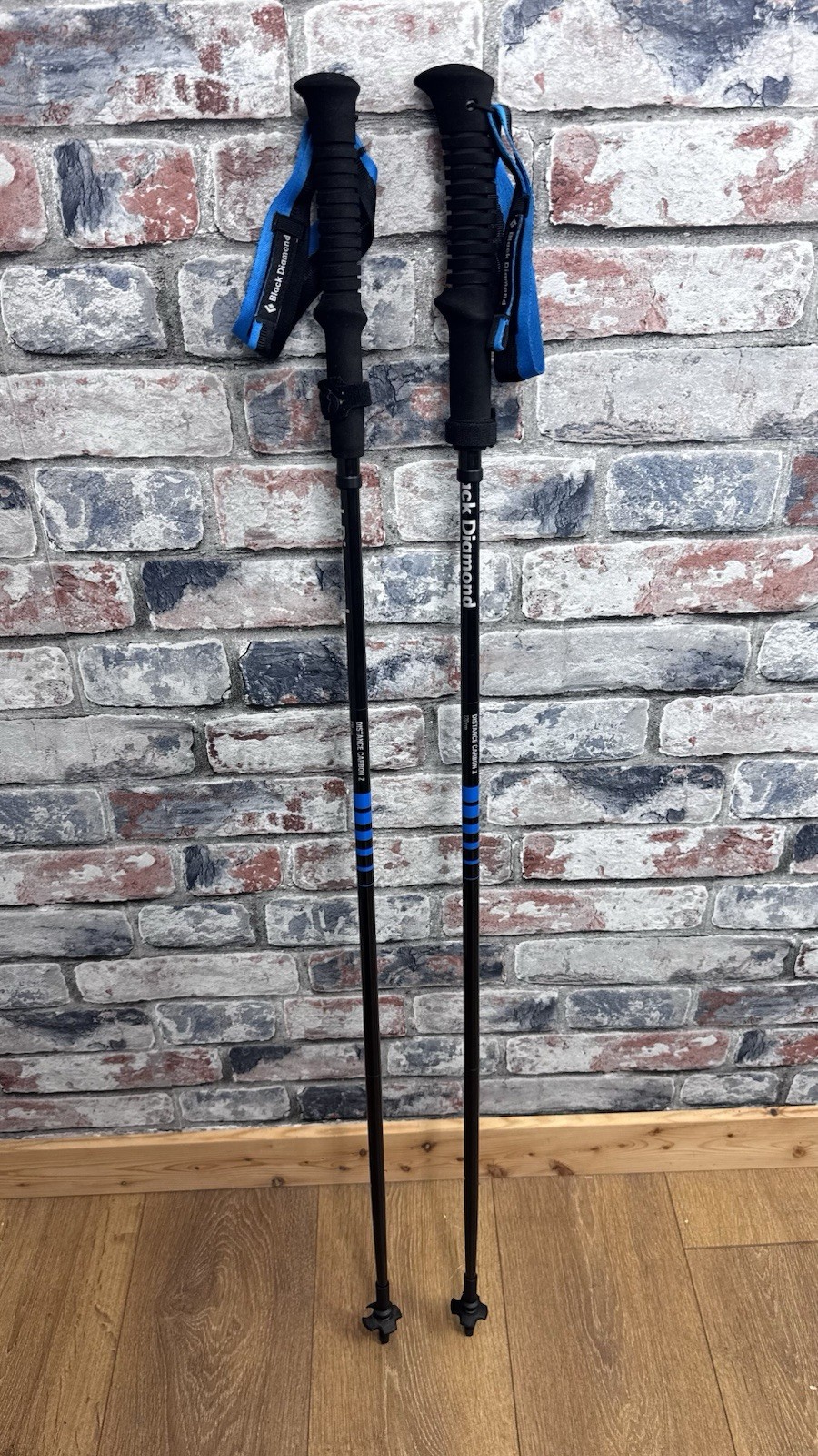 Postes Z carbono distancia diamante negro 120 cm