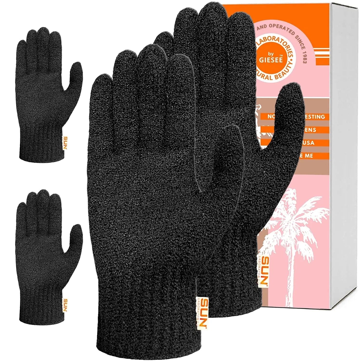 Body Exfoliating Gloves - Self Tanner Exfoliation Mitts