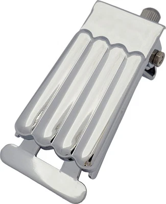 Viking VS-370C Clamshell Banjo Tailpiece, Nickel plated copper at Hobgoblin Musi - Image 1 of 4