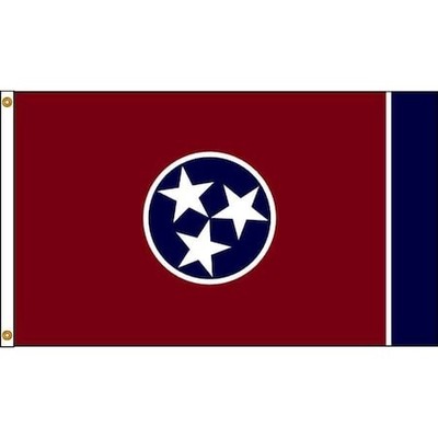 Annin Flagmakers 145180 Tennessee Flag,5X8 Ft,Nylon