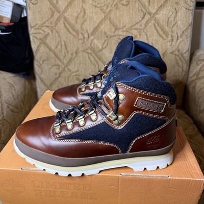 Timberland Road Trip Euro Hiker Boots in Dark Brown and Black Men s Size 8 EUC!