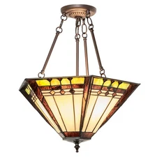 Meyda Lighting 18" Wide Albuquerque Inverted Semi-Flush Mount - 262190