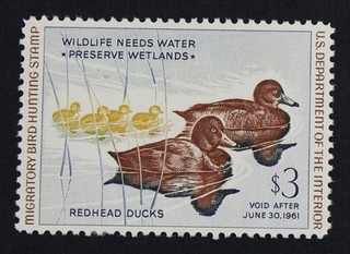 CKStamps: US Federal Duck Stamps Collection Scott#RW27 $3 Mint LH OG