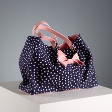 Red Valentino Borsa a Pois Tela e Pelle Second Hand Italia Originale