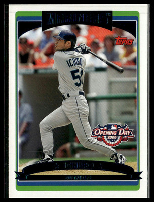 2006 Topps Opening Day #58 Ichiro Suzuki Mariners HOF Japan